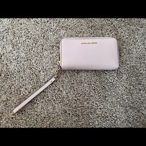 Blush Pink Michael Kors Wristlet